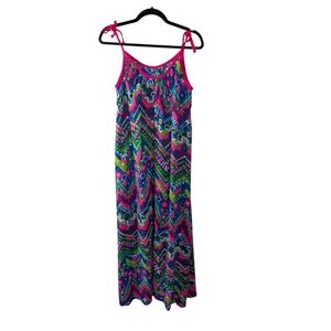 Top Drawer Vintage Floral Maxi Dress Multi Color sz XL